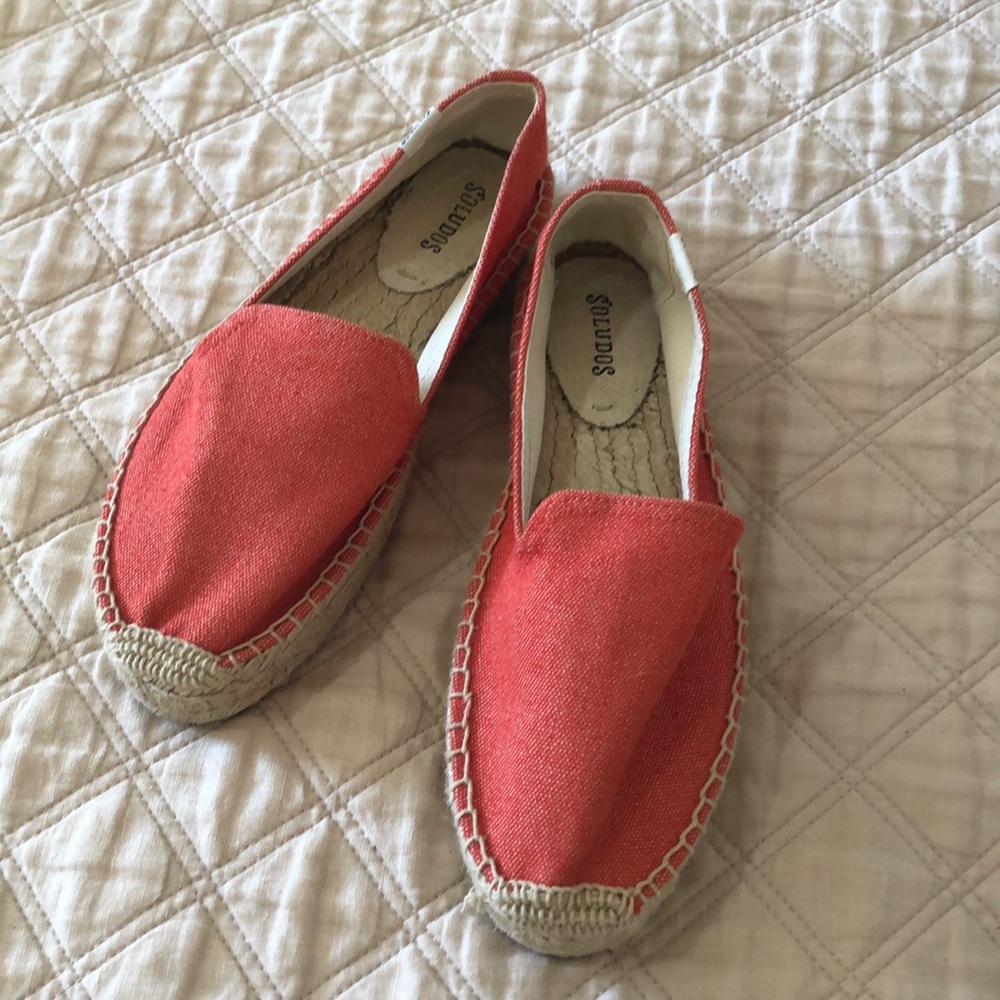 Soludos red hot espadrilles!